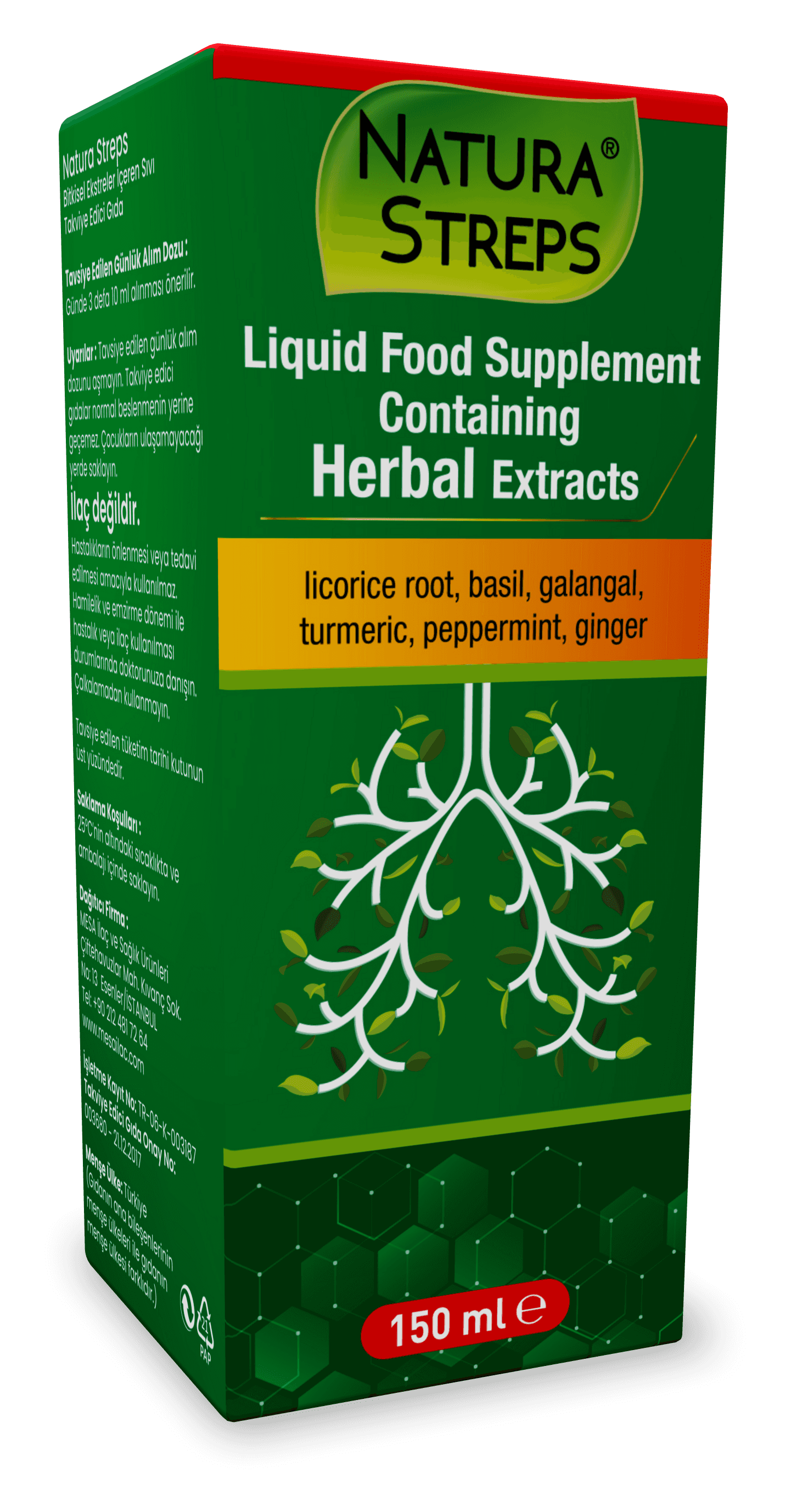 NATURA STREPS Herbal Syrup